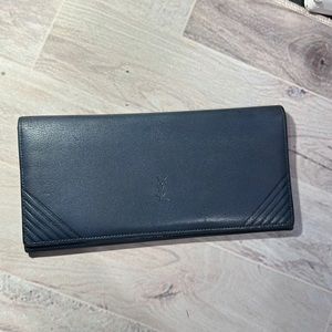 Yves Saint Laurent long bifold wallet